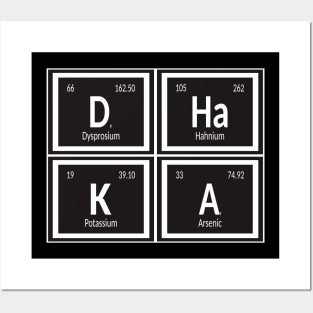 Dhaka Periodic Table Posters and Art